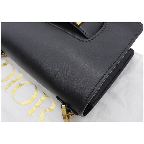 Christian Dior J'Adior Medium Calfskin Leather Flap Bag black