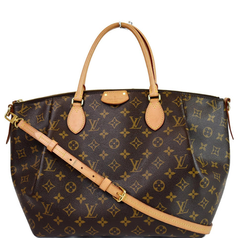 LOUIS VUITTON Turenne GM Monogram Canvas 2 Way Shoulder Bag Brown