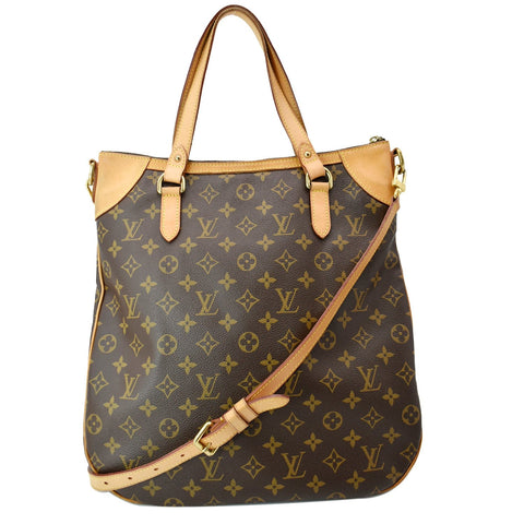 LOUIS VUITTON Odeon GM Monogram Canvas Shoulder Bag Brown