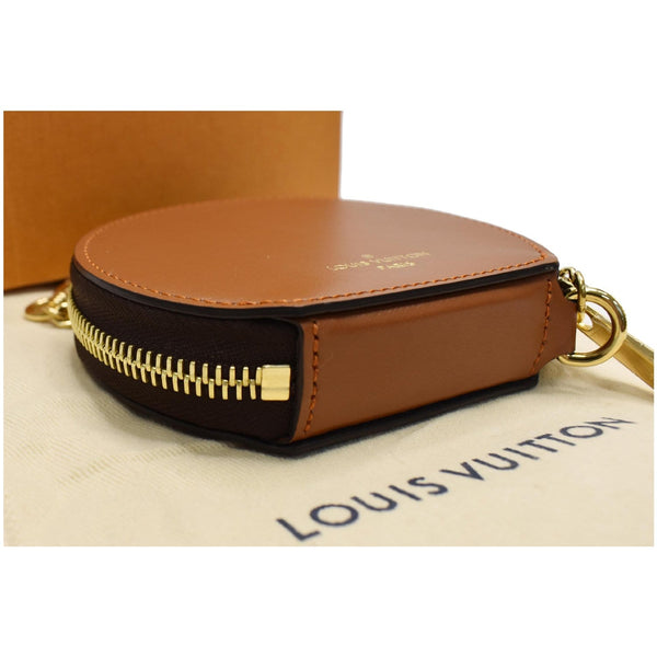 LOUIS VUITTON Catogram Micro Boite Chapeau Canvas Hat Box Bag Marron/Orange