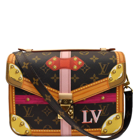 LOUIS VUITTON Summer Trunks Pochette Metis Monogram Crossbody Bag Brown - 25% OFF