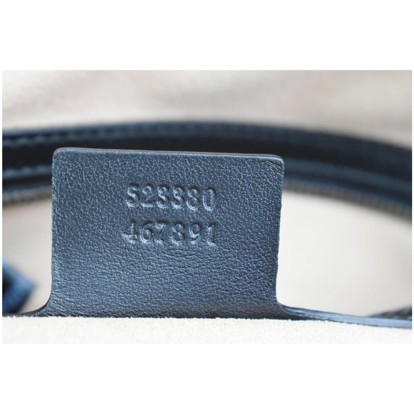 GUCCI GG Marmont Matelasse Leather Belt Bag Black 523380