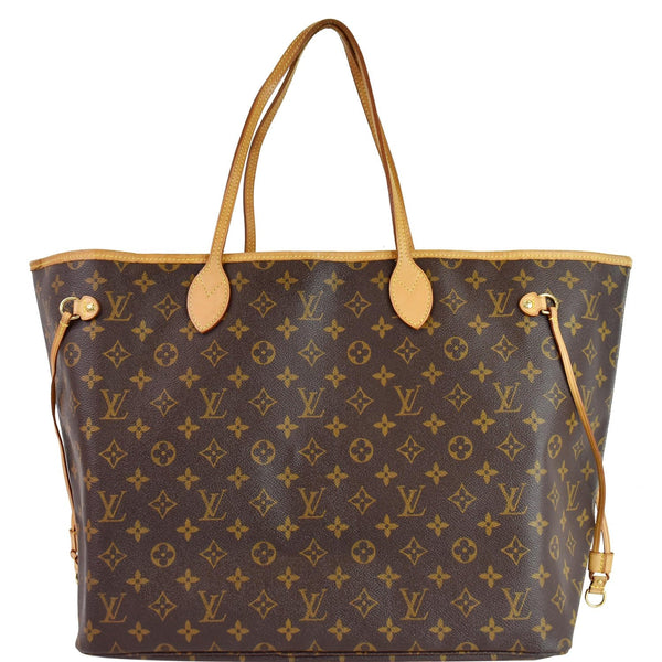 Louis Vuitton Neverfull GM Monogram Canvas Tote Bag - front side