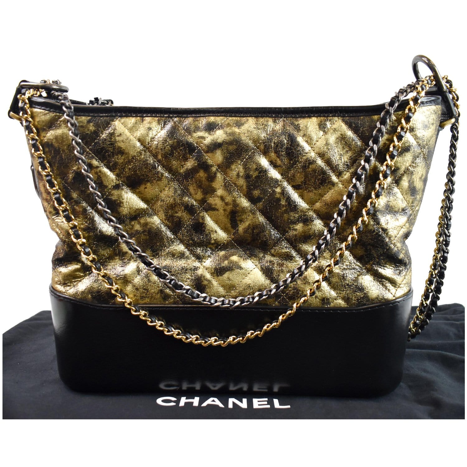 errvina_shop - *Tas Chanel Gabrielle Hobo Bag Include Box Chanel K2006 Semi  Premium* Harga Reseller/Dropship: Warna: Black, Gold, Maroon. Bahan: Faux  Calf Leather Graphite Crocodile Skin Embossed (luar), Kain Maroon Tebal  (dalam).