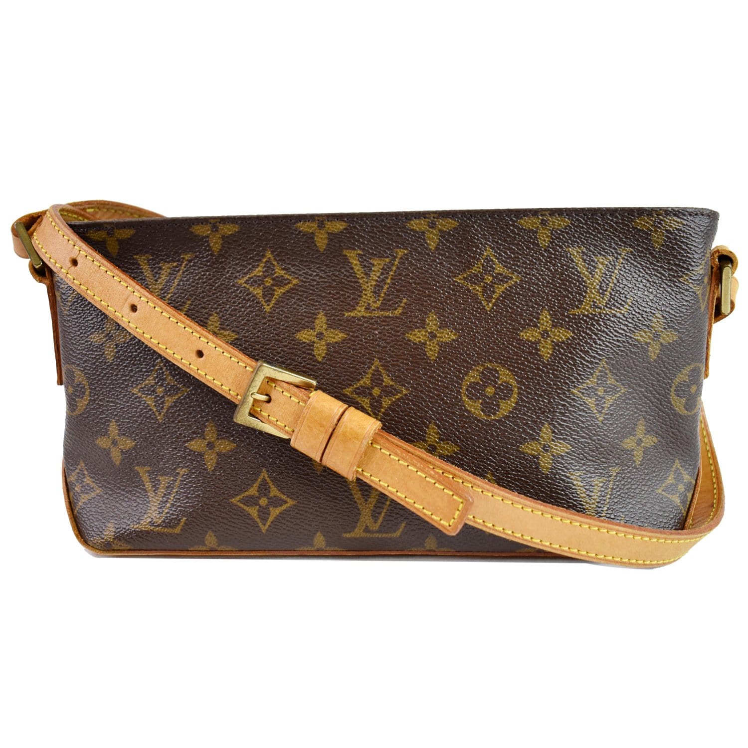 Louis Vuitton Womens Trotteur Monogram Crossbody Handbag