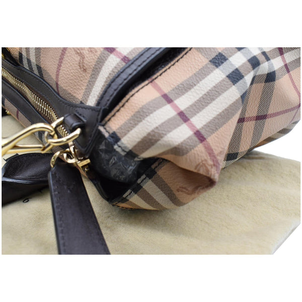 Burberry Gladstone Haymarket Check Leather Tote Bag - DDH