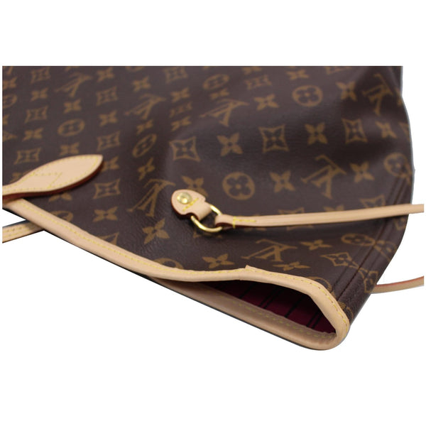 LV Neverfull GM Monogram Canvas Tote Bag closed View