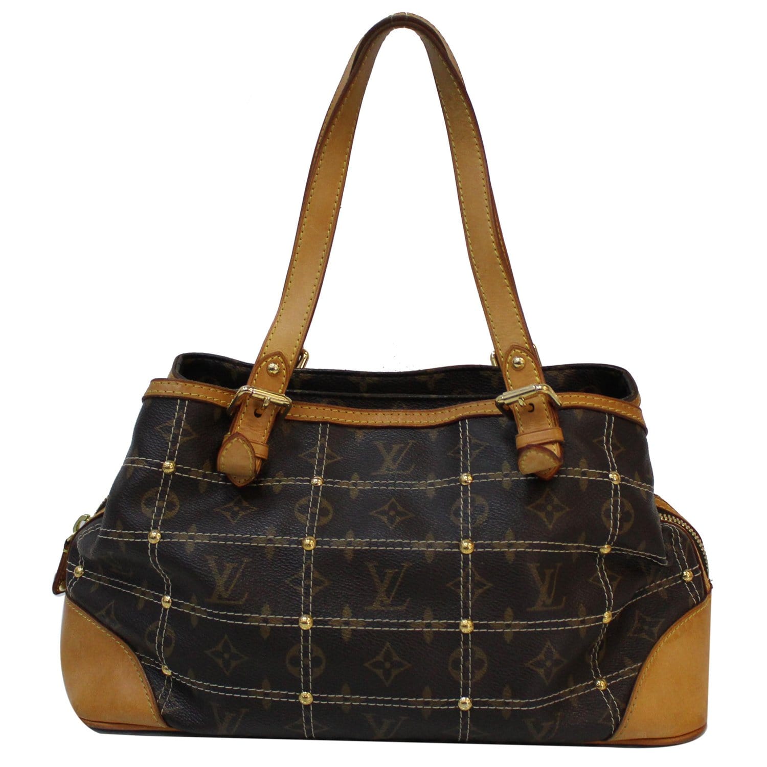 Louis Vuitton Vintage Monogram Sac Riveting - Brown Shoulder Bags, Handbags  - LOU752708