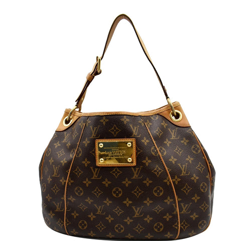 LOUIS VUITTON Galliera PM Monogram Canvas Shoulder Bag Brown