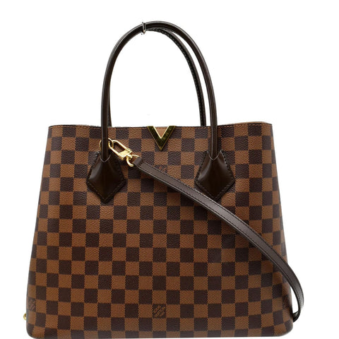 LOUIS VUITTON Kensington Damier Ebene Shoulder Bag Brown