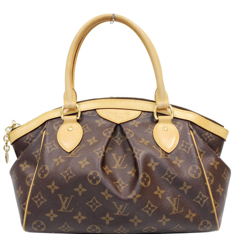 LOUIS VUITTON Tivoli PM Monogram Canvas Shoulder Bag Brown