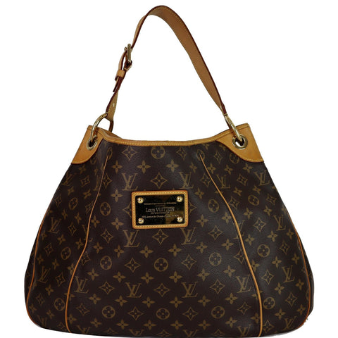 LOUIS VUITTON Galliera GM Monogram Canvas Shoulder Bag Brown