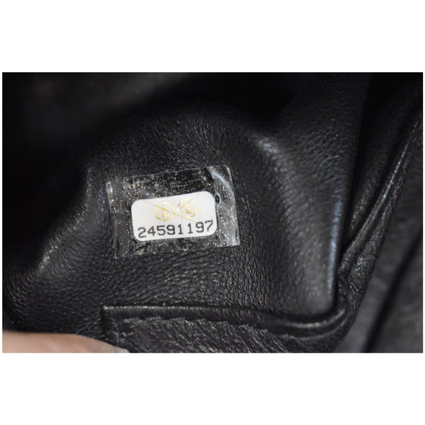 Chanel Large Coco Quilted Caviar Lizard Handle bag code