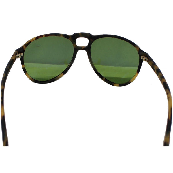 TOM FORD FT0645 56N 57 Lennon-02 Havana Sunglasses Green Lens