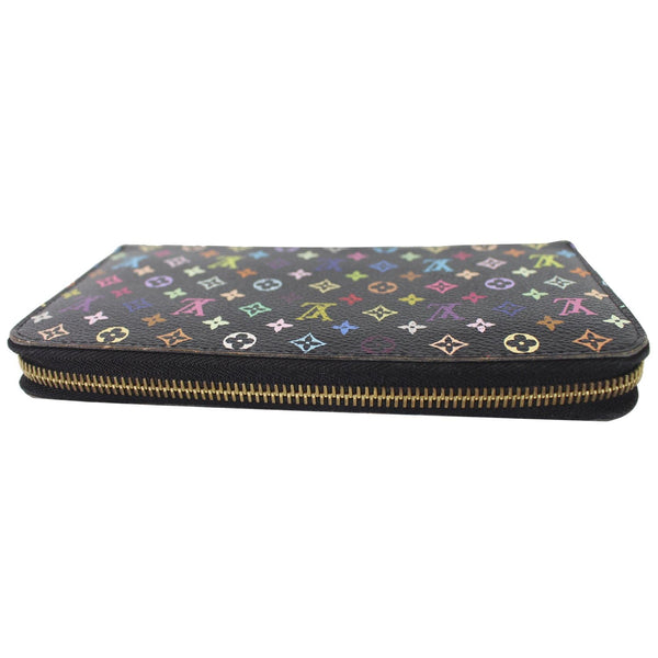 Louis Vuitton Multicolor Monogram Zippy Wallet Black for sale
