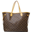 Louis Vuitton Neverfull GM Monogram Canvas Tote Shoulder Bag Brown