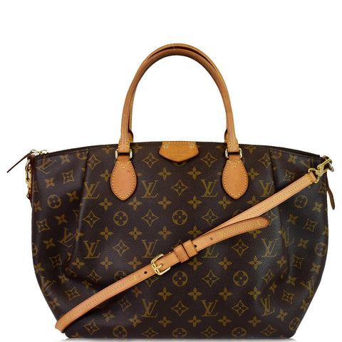 LOUIS VUITTON Turenne GM Monogram Canvas 2 Way Shoulder Bag Brown