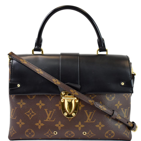 LOUIS VUITTON One Handle Flap MM Monogram Canvas Shoulder Bag Brown