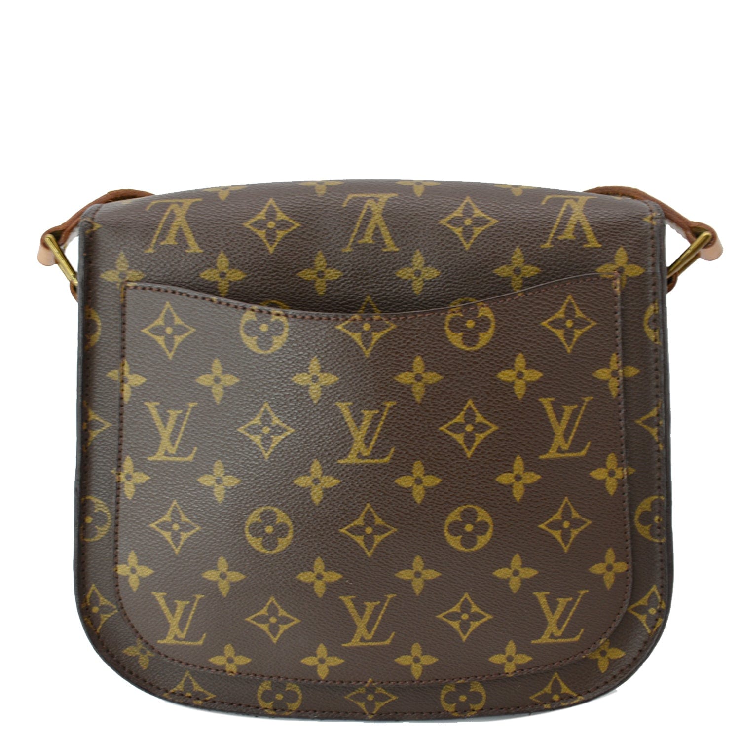 Louis+Vuitton+Cloud+Shoulder+Bag+Medium+Brown+Leather for sale