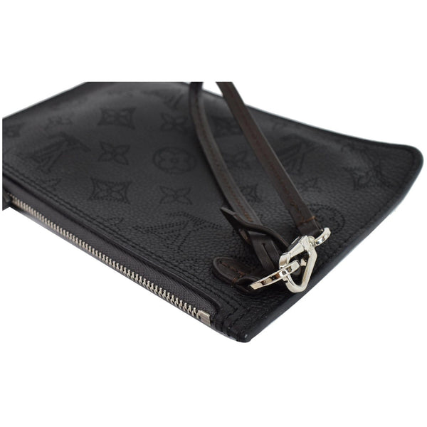 Louis Vuitton Wristlet Pochette Leather Mahina Girolata Pouch - leather handles