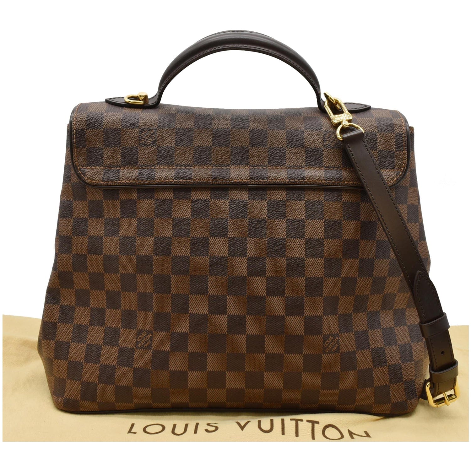 Louis Vuitton Damier Ebene Bergamo PM - Brown Handle Bags