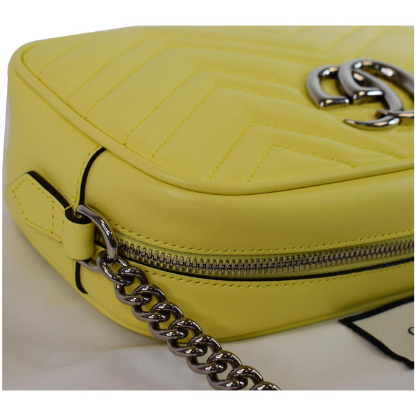 Gucci GG Marmont Matelasse Small Leather handbag corner view