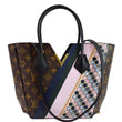 LOUIS VUITTON Kimono Monogram Canvas Graphic Pattern Tote Bag Multicolor
