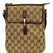 Gucci Monogram Canvas Small Messenger Bag Brown/Beige