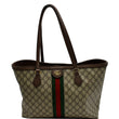 GUCCI Ophidia Medium GG Supreme Canvas Tote Bag Beige 631685