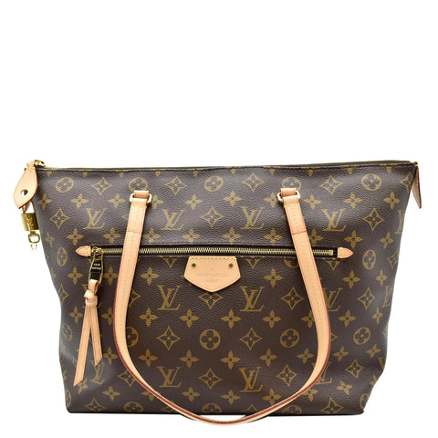 LOUIS VUITTON Iena MM Monogram Canvas Shoulder Bag Brown