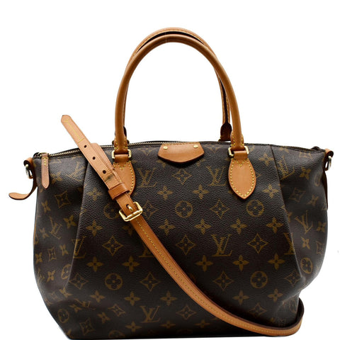 LOUIS VUITTON Turenne MM Monogram Canvas 2Way Shoulder Bag Brown