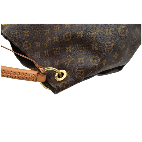 LOUIS VUITTON Artsy MM Monogram Canvas Hobo Bag Brown