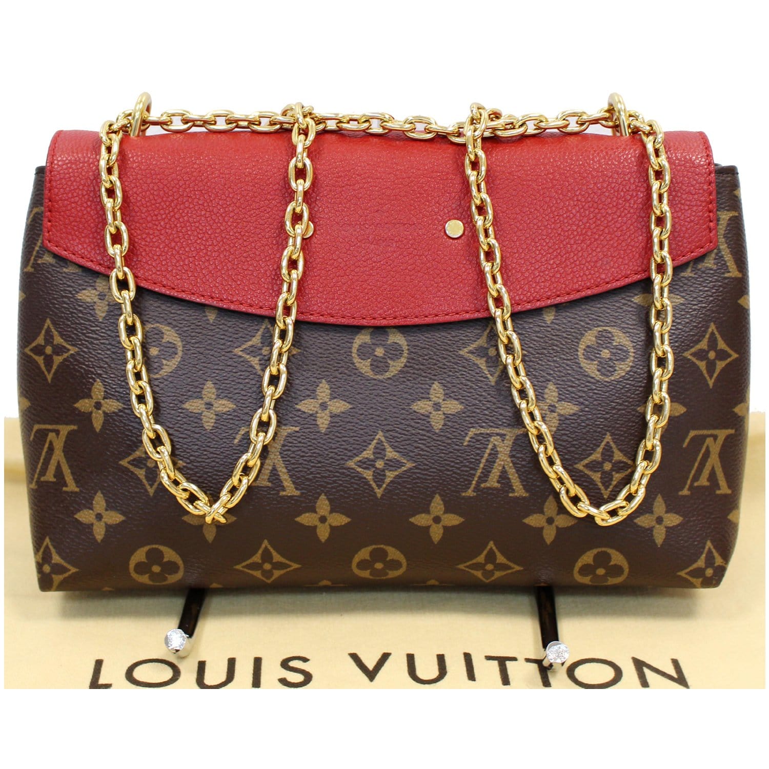 Louis Vuitton Saint Placide Monogram Canvas Crossbody Bag Cerise