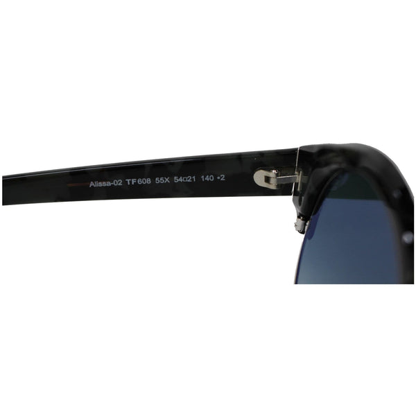 TOM FORD FT0608 55X 54 Alissa-02 Sunglasses Blue Gradient Lens