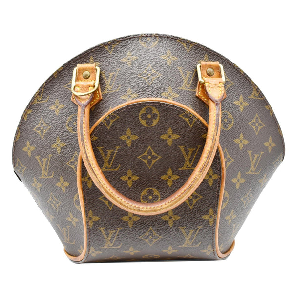 LOUIS VUITTON Ellipse PM Monogram Canvas Satchel Bag Brown