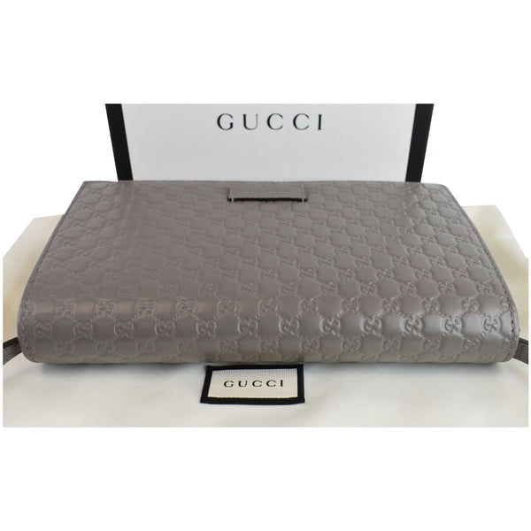 Gucci Micro Guccissima Leather Shoulder Pouch