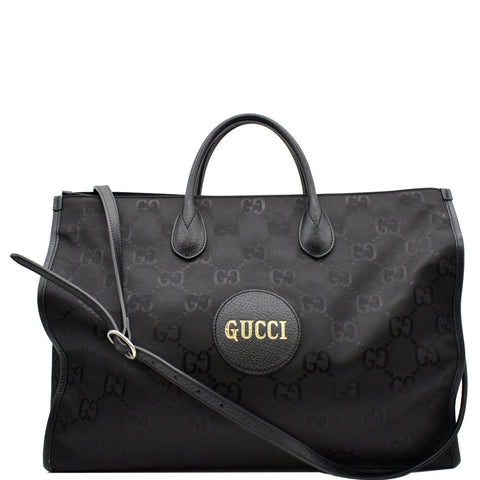 GUCCI Off The Grid GG Nylon Tote Bag Black 630353