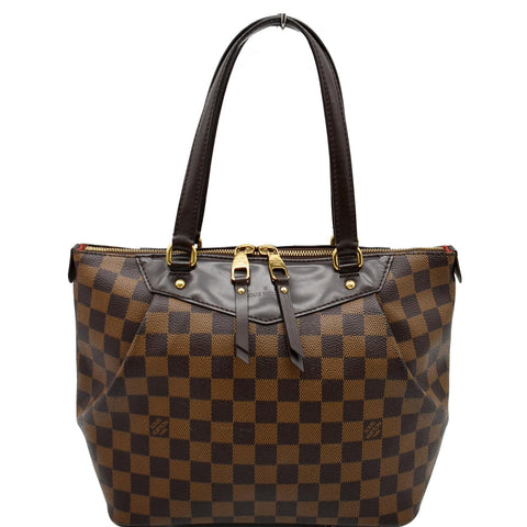 LOUIS VUITTON Westminster PM Damier Ebene Shoulder Bag Brown