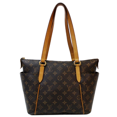 LOUIS VUITTON Totally PM Monogram Canvas Shoulder Bag Brown