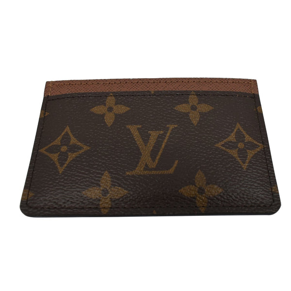 Louis Vuitton Monogram Canvas Card Holder - backside view