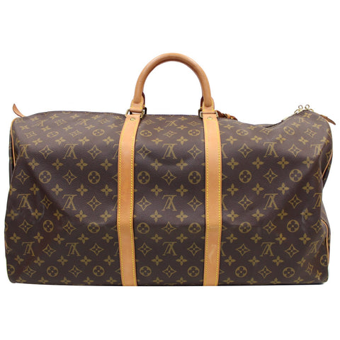 Louis Vuitton Keepall 55 Monogram Canvas Tour Bag