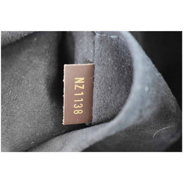 LOUIS VUITTON Normandy Damier Ebene Satchel Bag Brown