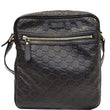 GUCCI Guccissima Leather Messenger Bag Black 201448