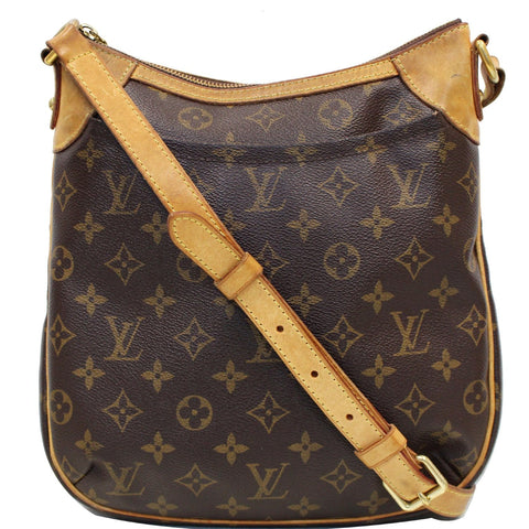LOUIS VUITTON Odeon PM Monogram Canvas Shoulder Crossbody Bag Brown