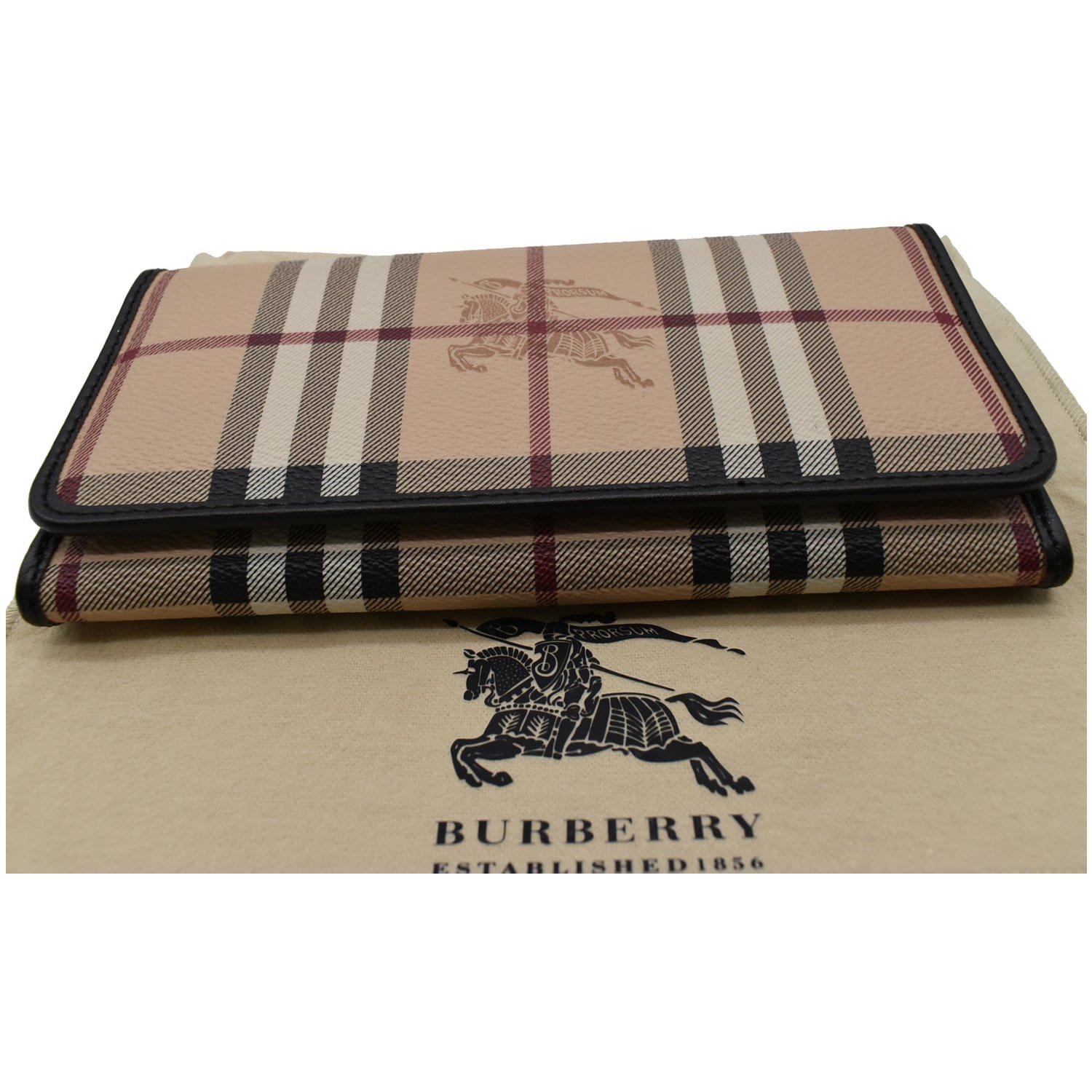 Burberry Haymarket Check Bifold Wallet in Brown for Men