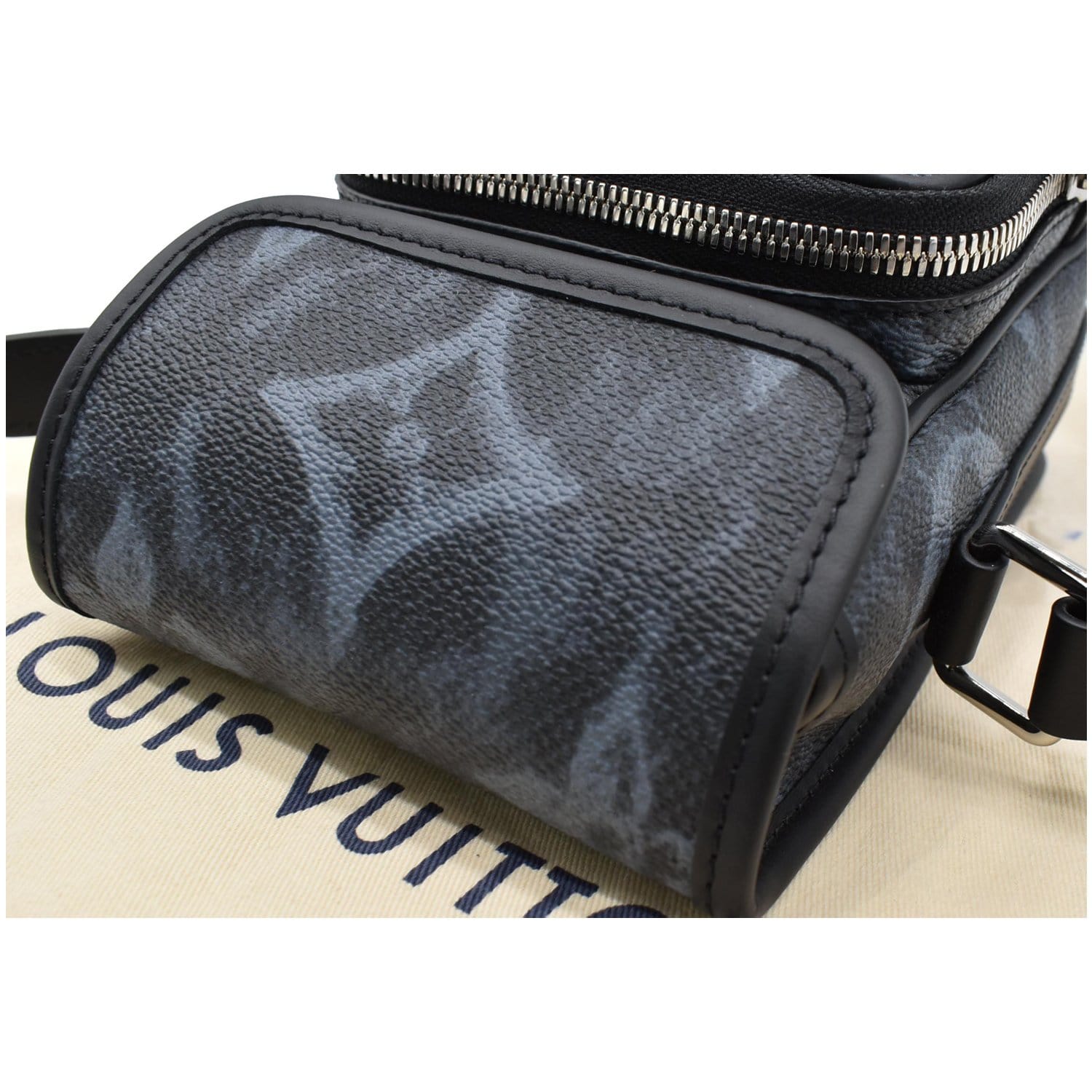 Louis Vuitton Nano  Monogram Pastel Messenger Bag Noir