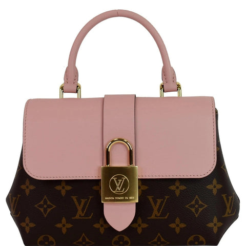 LOUIS VUITTON Locky BB Monogram Canvas Crossbody Bag Rose Poudre