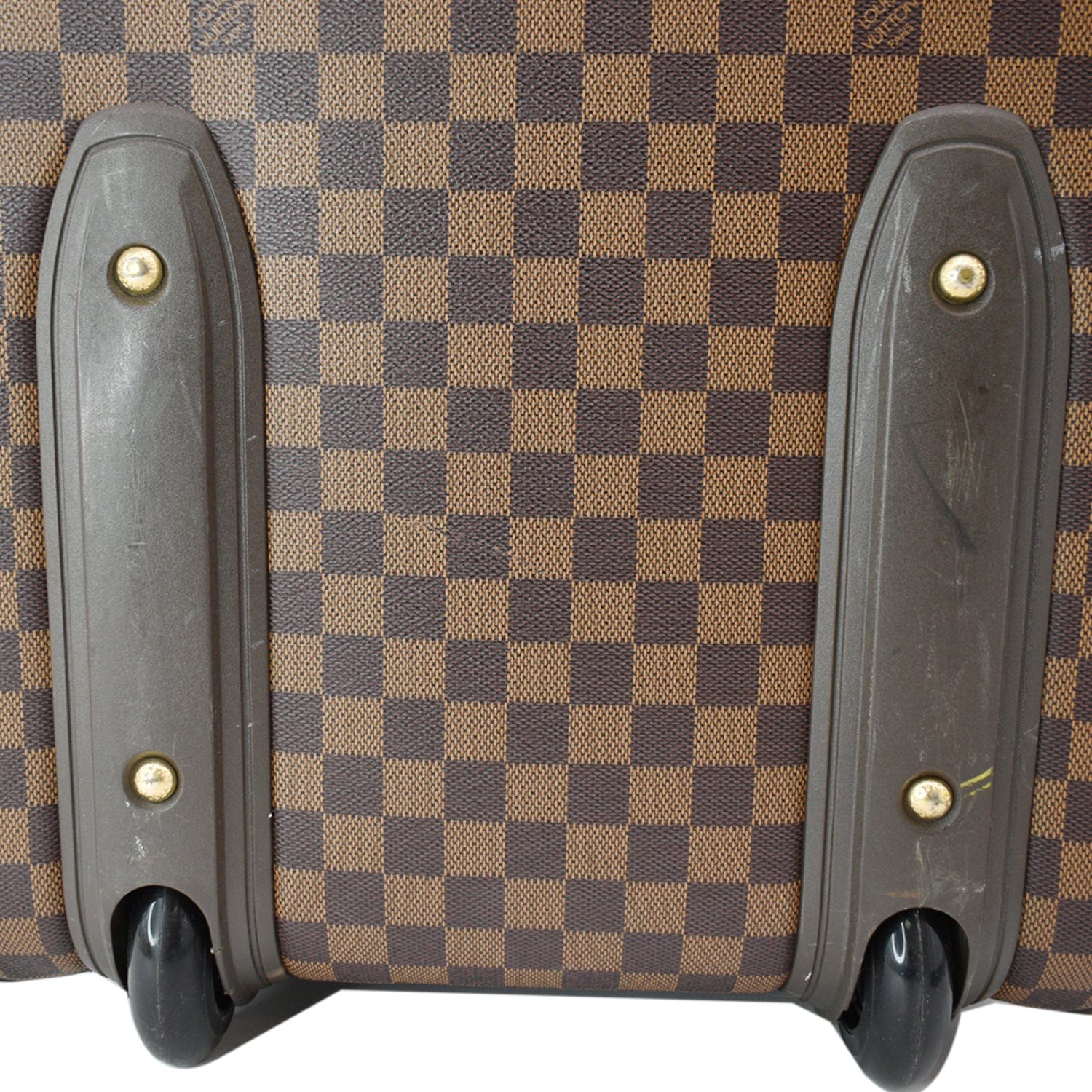 Louis Vuitton Pegase 55 Damier Ebene Canvas Brown Leather ref