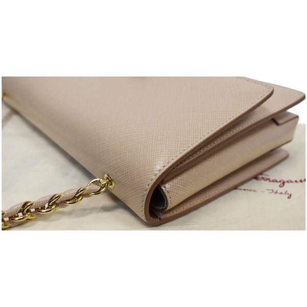 SALVATORE FERRAGAMO Large Vara Bow Leather Shoulder Bag