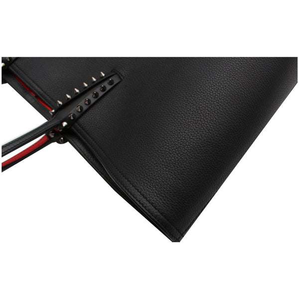 CHRISTIAN LOUBOUTIN Cabata Small Empire Paris Leather Tote Bag Black